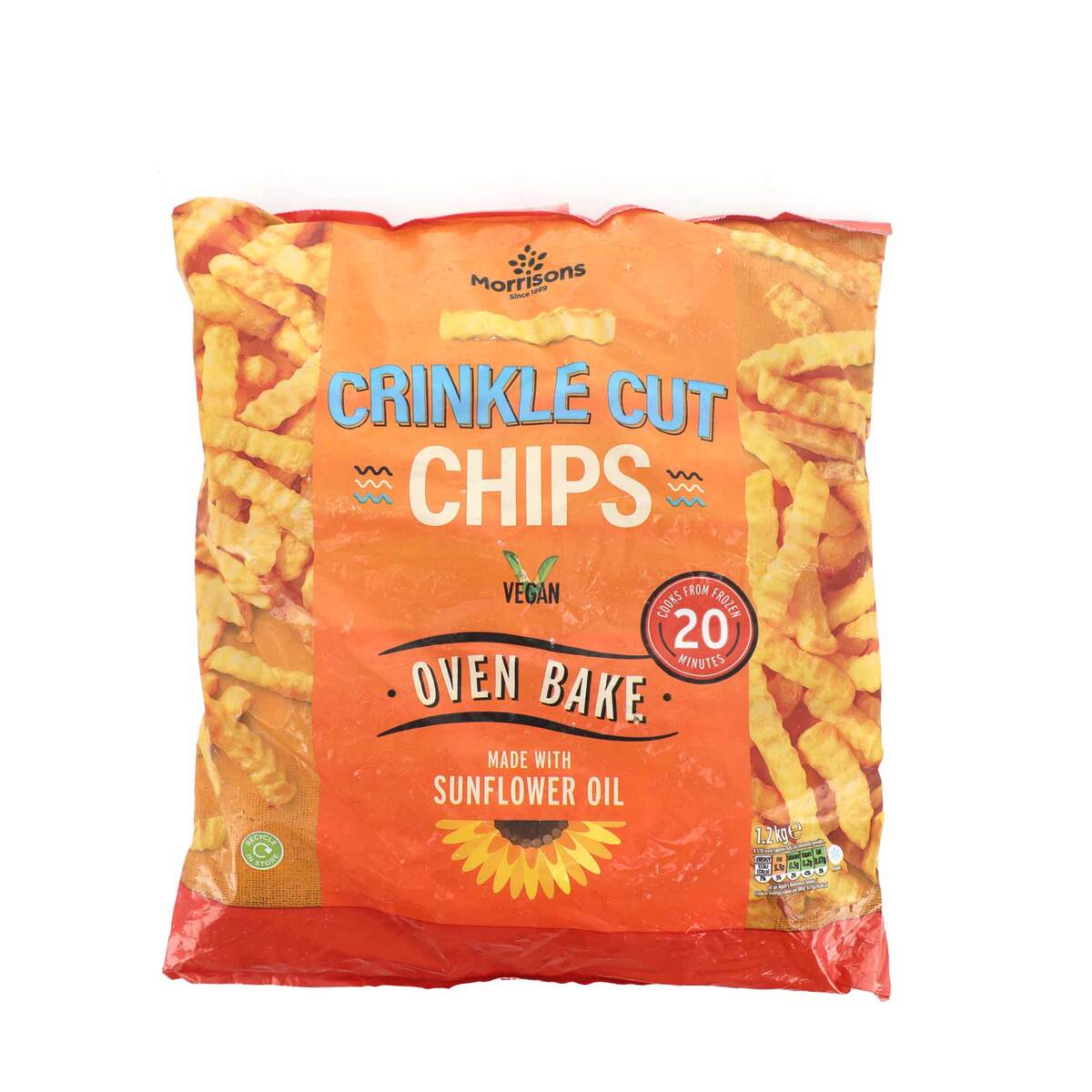 GETIT.QA- Qatar’s Best Online Shopping Website offers MORRISONS CRINKLE CUT CHIPS 1.2 KG at the lowest price in Qatar. Free Shipping & COD Available!