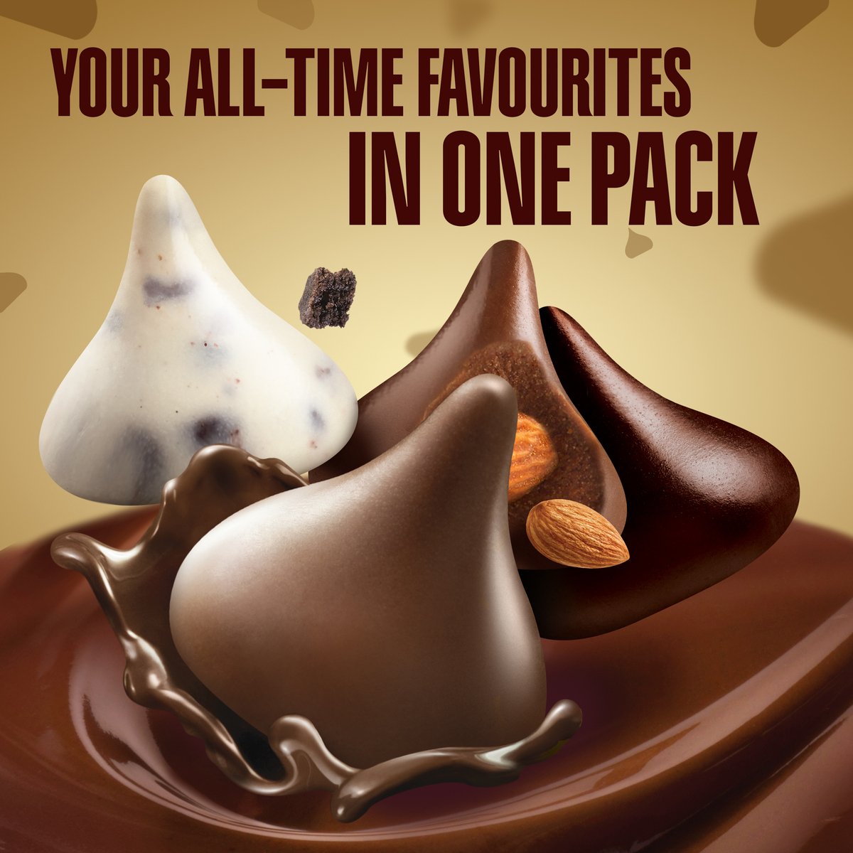 GETIT.QA- Qatar’s Best Online Shopping Website offers HRSH.KISS CLA.SELTN CHOCO 325G at the lowest price in Qatar. Free Shipping & COD Available!