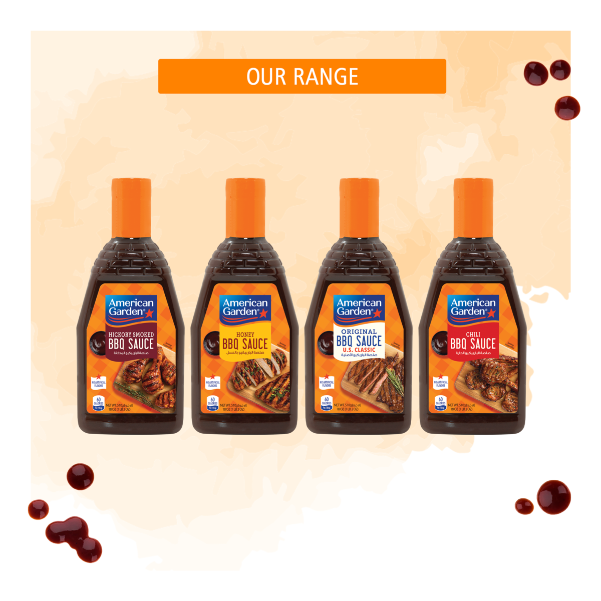 GETIT.QA- Qatar’s Best Online Shopping Website offers AMERICAN GARDEN ORIGINAL BBQ SAUCE GLUTEN-FREE VEGETARIAN 510 G at the lowest price in Qatar. Free Shipping & COD Available!