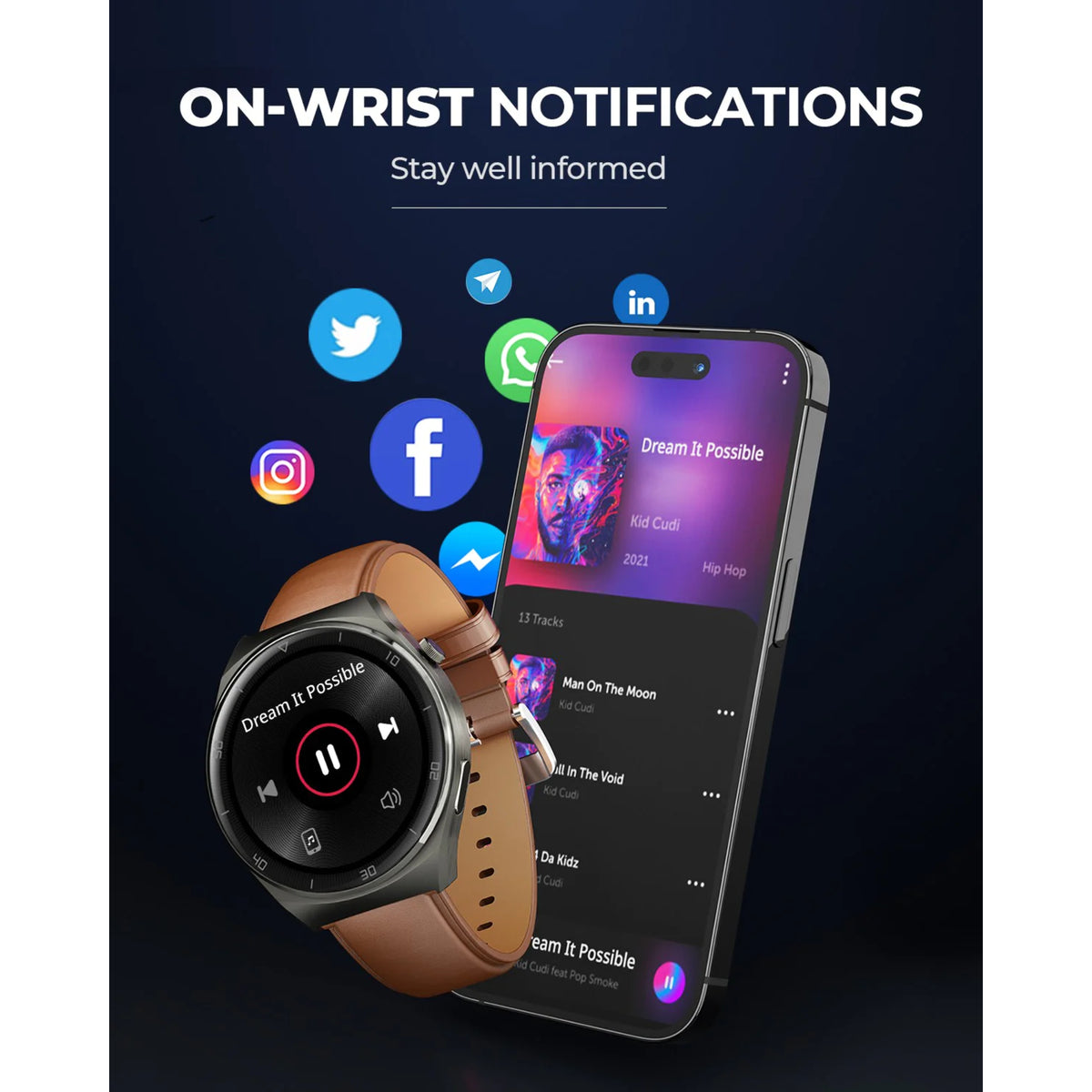 GETIT.QA- Qatar’s Best Online Shopping Website offers AUKEY SW-2ULTRA 1.43" AMOLED DISPLAY SMARTWATCH,WITH BLUETOOTH CALLING - GRAY at the lowest price in Qatar. Free Shipping & COD Available!