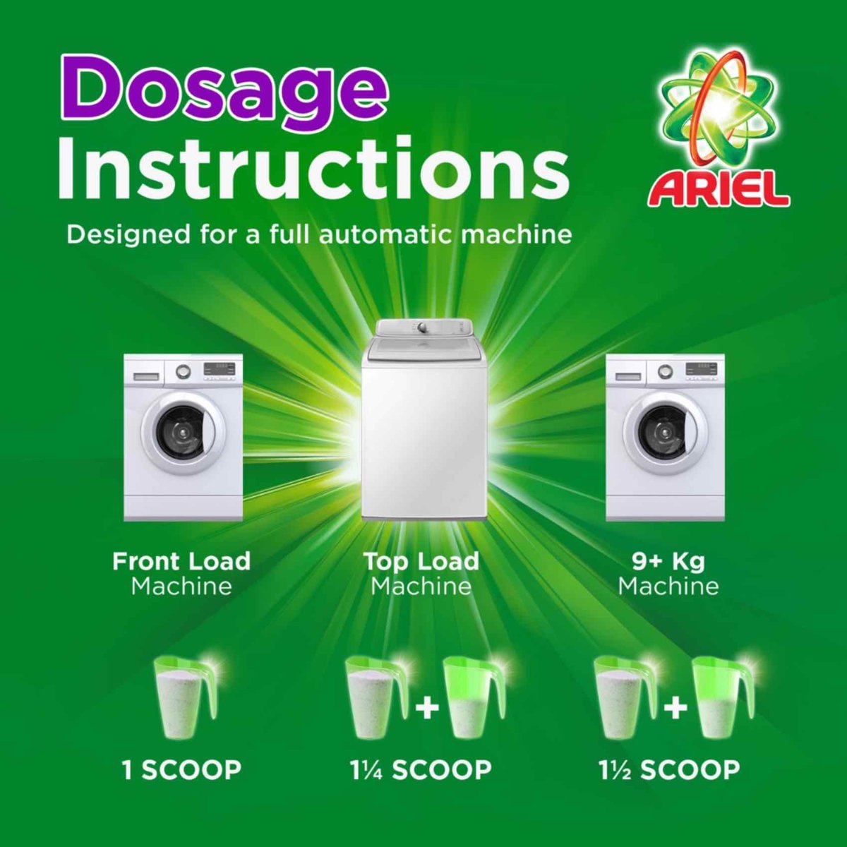 GETIT.QA- Qatar’s Best Online Shopping Website offers ARIEL AUTOMATIC LAVENDER LAUNDRY DETERGENT POWDER NUMBER 1 IN STAIN REMOVAL WITH 48 HOURS OF FRESHNESS 2.25 KG
 at the lowest price in Qatar. Free Shipping & COD Available!