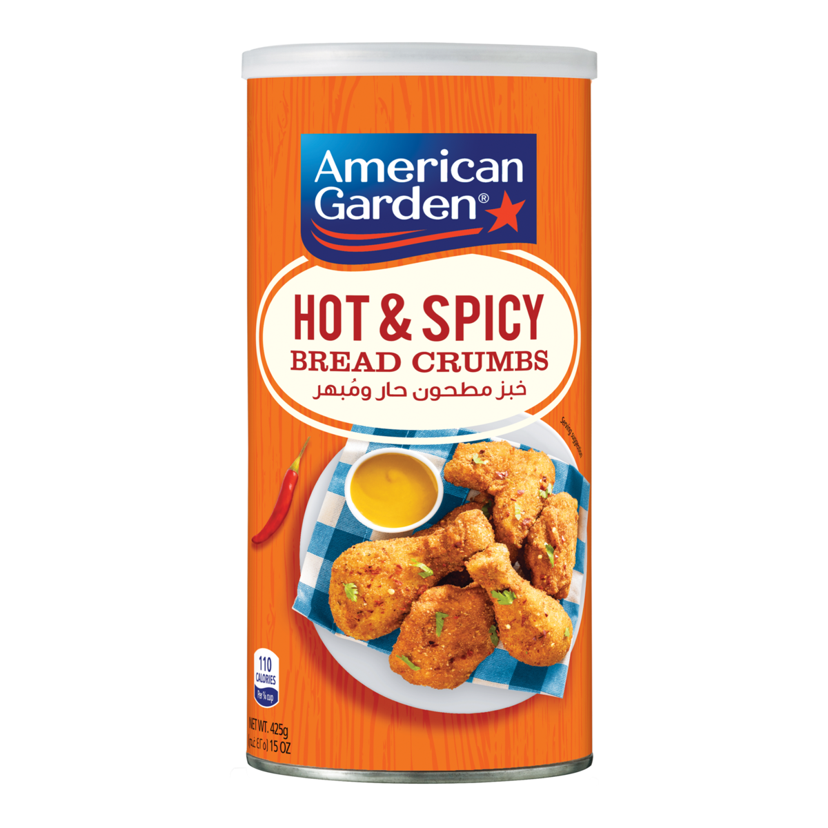 GETIT.QA- Qatar’s Best Online Shopping Website offers AMERICAN GARDEN HOT N'SPICY BREAD CRUMBS 425 G at the lowest price in Qatar. Free Shipping & COD Available!