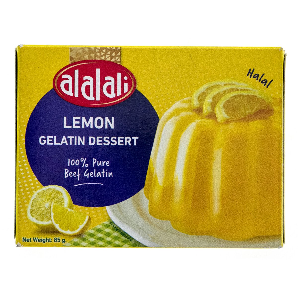 GETIT.QA- Qatar’s Best Online Shopping Website offers AL ALALI LEMON GELATIN DESSERT 85 G at the lowest price in Qatar. Free Shipping & COD Available!