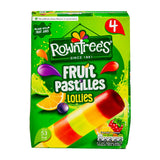 GETIT.QA- Qatar’s Best Online Shopping Website offers ROWNTREES FRUIT PASTILLES LOLLIES ICE CREAM 4 X 65 ML at the lowest price in Qatar. Free Shipping & COD Available!