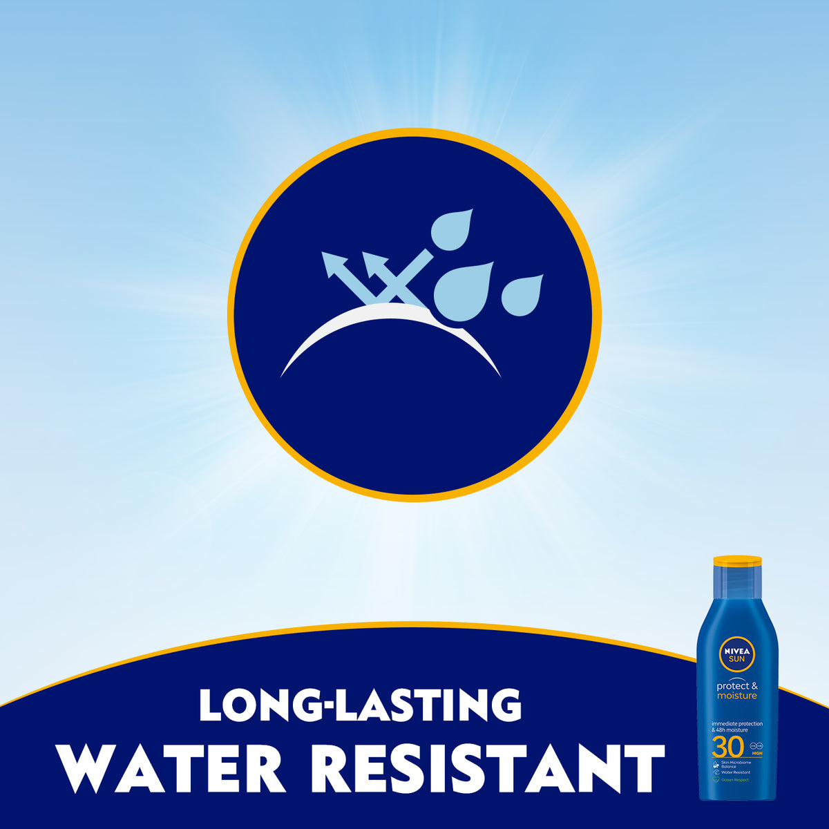 GETIT.QA- Qatar’s Best Online Shopping Website offers NIVEA SUN LOTION PROTECT & MOISTURE SPF30 200 ML at the lowest price in Qatar. Free Shipping & COD Available!