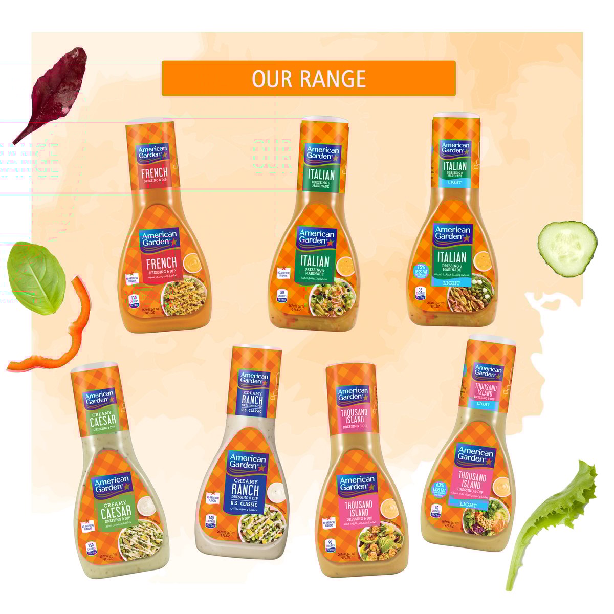 GETIT.QA- Qatar’s Best Online Shopping Website offers AMERICAN GARDEN GLUTEN-FREE RANCH DRESSING & DIP 267 ML at the lowest price in Qatar. Free Shipping & COD Available!