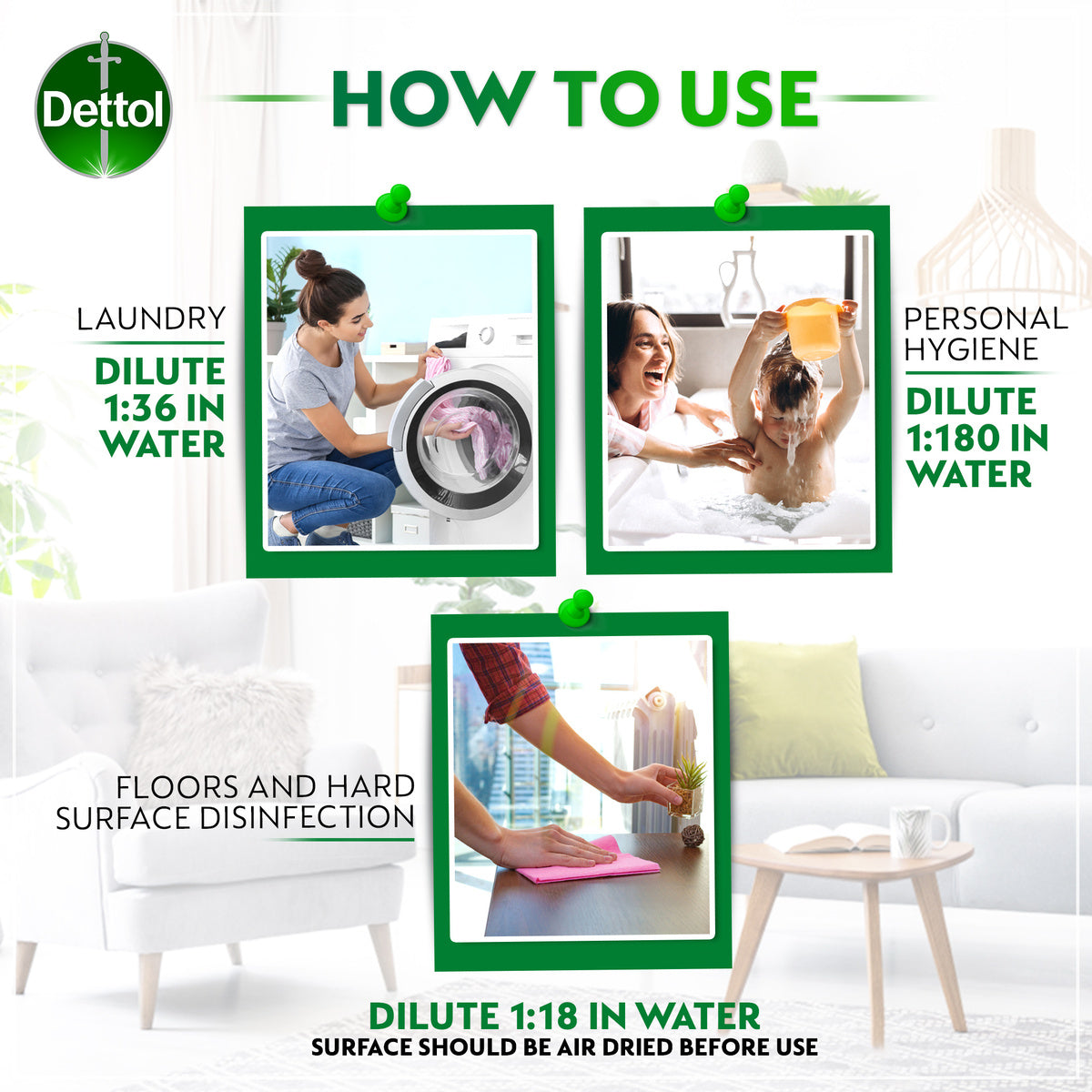 GETIT.QA- Qatar’s Best Online Shopping Website offers DETTOL ANTI-BACTERIAL ANTISEPTIC DISINFECTANT 125 ML at the lowest price in Qatar. Free Shipping & COD Available!