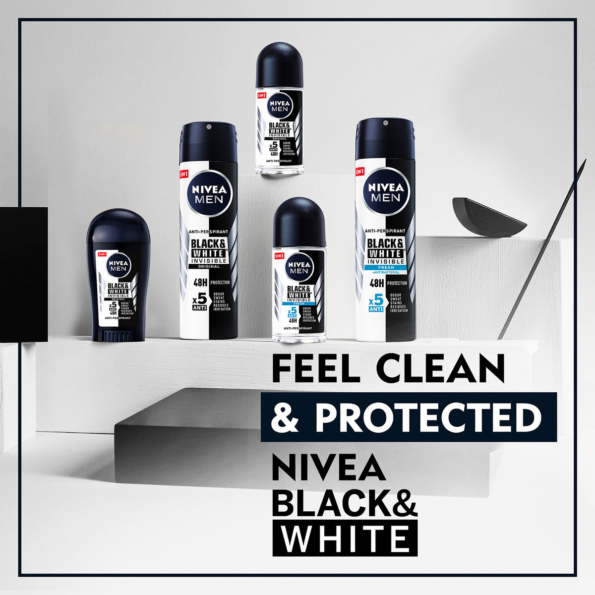 GETIT.QA- Qatar’s Best Online Shopping Website offers NIVEA MEN ANTIPERSPIRANT ROLL-ON BLACK & WHITE ORIGINAL 50 ML at the lowest price in Qatar. Free Shipping & COD Available!