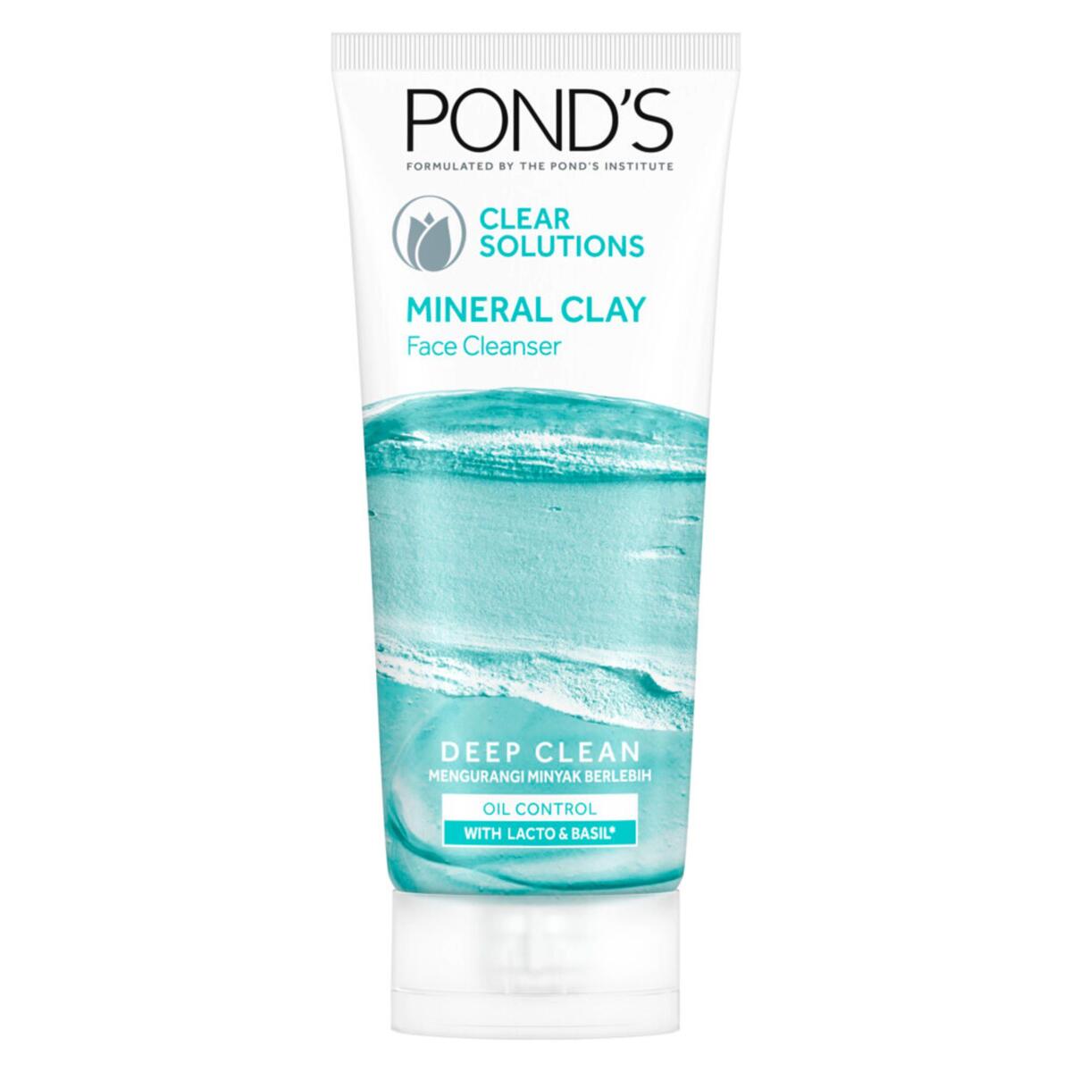 GETIT.QA- Qatar’s Best Online Shopping Website offers PONDS CLEAR SOLUTIONS MINERAL CLAY FACE CLEANSER-- 90 G at the lowest price in Qatar. Free Shipping & COD Available!