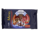 GETIT.QA- Qatar’s Best Online Shopping Website offers LONDON DAIRY MINI ICE CREAM CONES (PRALINES N CREAM+ NATURAL STRAWBERRY+ DOUBLE CHOCOLATE) 6 X 60 ML at the lowest price in Qatar. Free Shipping & COD Available!