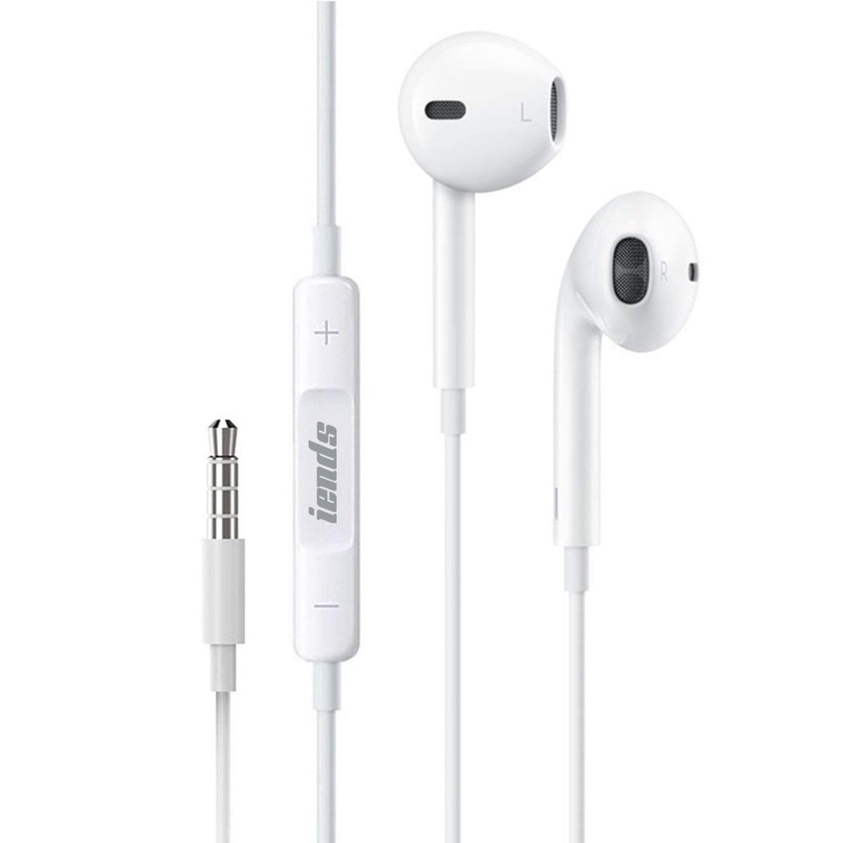 GETIT.QA- Qatar’s Best Online Shopping Website offers IENDS WIRED STEREO EARPHONE 3.5MM WITH MICROPHONE, WHITE HS272 at the lowest price in Qatar. Free Shipping & COD Available!