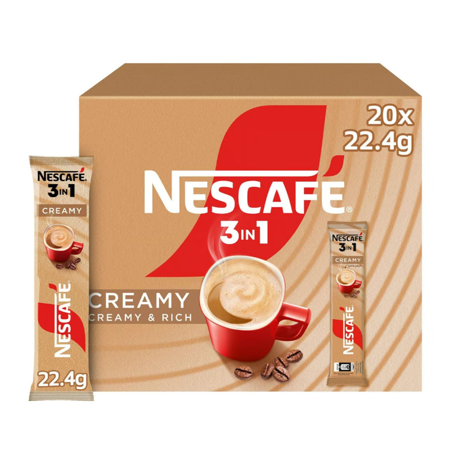 Nescafe 3in1 Creamy Latte  20 x 22.4g - GETIT.QA