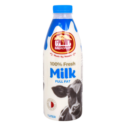 Baladna Full Fat Fresh Milk 1 Litre - GETIT.QA