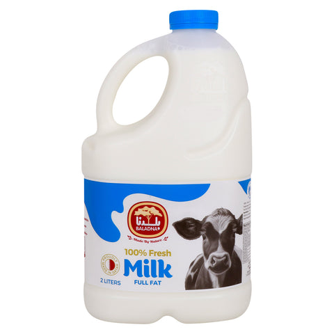 Baladna Full Fat Fresh Milk 2 Litres - GETIT.QA