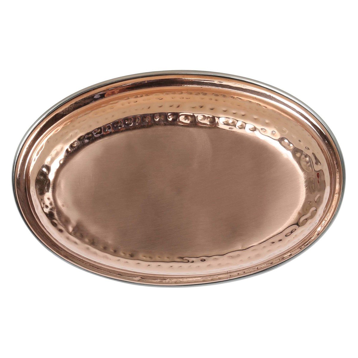 GETIT.QA- Qatar’s Best Online Shopping Website offers CHEFLINE DOUBLE WALL COPPER OVAL CURRY DISH 18.5CM at the lowest price in Qatar. Free Shipping & COD Available!