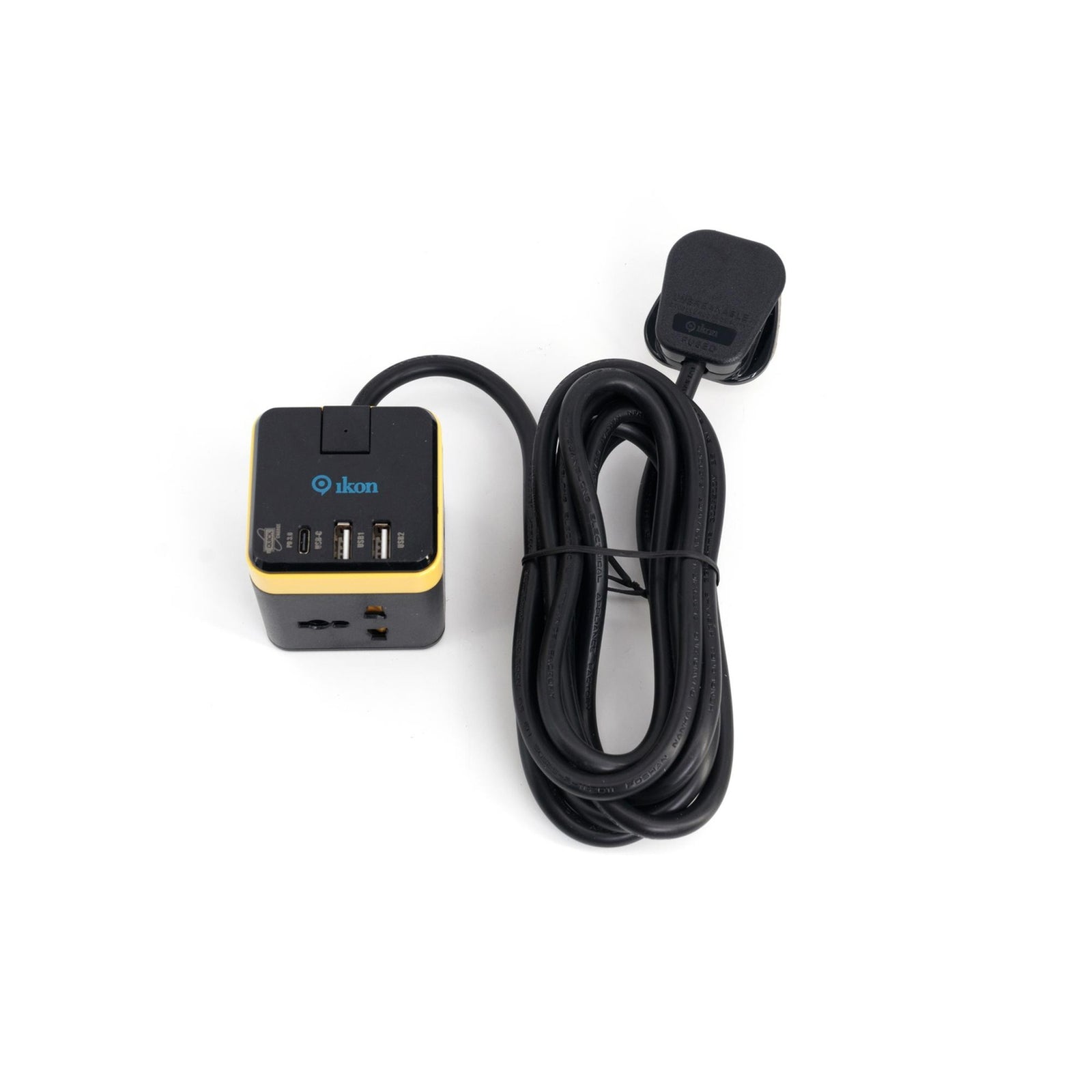 GETIT.QA- Qatar’s Best Online Shopping Website offers IKON 3 WAY UNIVERSAL SOCKET WITH 2 USB-A AND 1 USB-C PORTS, 3 MTR at the lowest price in Qatar. Free Shipping & COD Available!