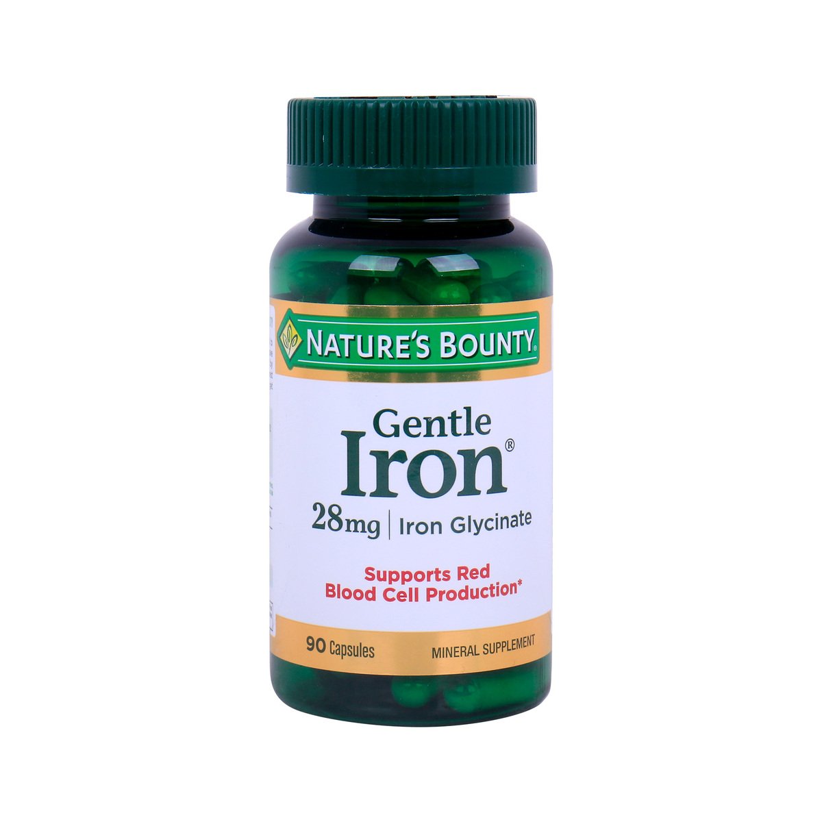 GETIT.QA- Qatar’s Best Online Shopping Website offers NATURE'S BOUNTY GENTLE IRON 28MG 90PCS at the lowest price in Qatar. Free Shipping & COD Available!