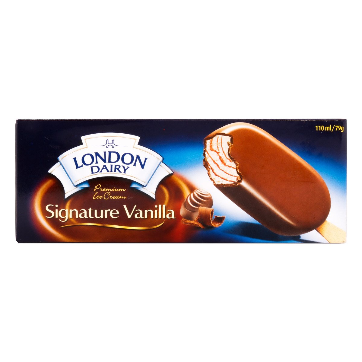 GETIT.QA- Qatar’s Best Online Shopping Website offers LONDON DAIRY PREMIUM ICE CREAM SIGNATURE VANILLA 110ML at the lowest price in Qatar. Free Shipping & COD Available!
