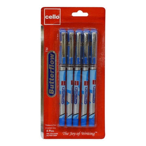 GETIT.QA- Qatar’s Best Online Shopping Website offers CELLO PEN BUTERFLOW BLU 0.7 5S at the lowest price in Qatar. Free Shipping & COD Available!
