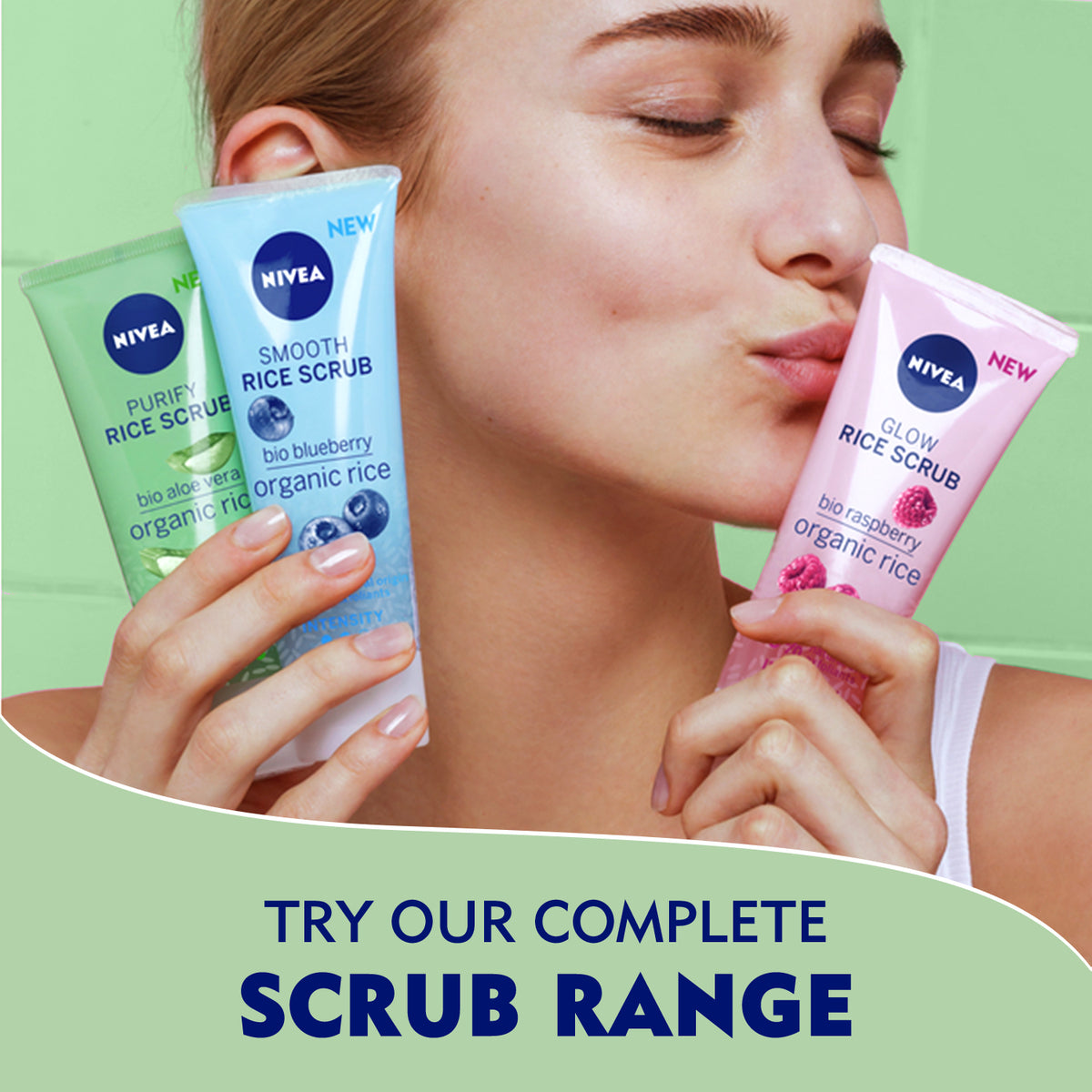 GETIT.QA- Qatar’s Best Online Shopping Website offers NIVEA FACE PURIFYING RICE SCRUB ORGANIC RICE & BIO ALOE VERA 75 ML at the lowest price in Qatar. Free Shipping & COD Available!