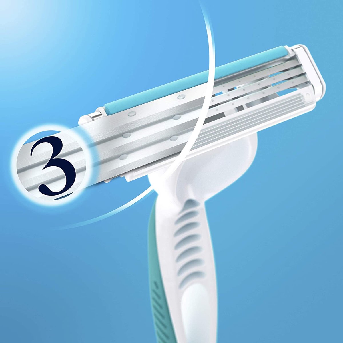 GETIT.QA- Qatar’s Best Online Shopping Website offers VENUS SIMPLY 3 SENSITIVE WOMEN'S DISPOSABLE RAZORS 6 PCS at the lowest price in Qatar. Free Shipping & COD Available!