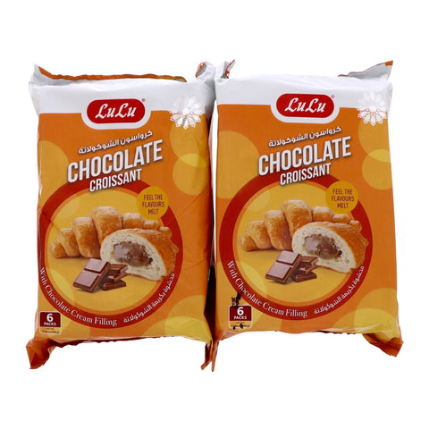 GETIT.QA- Qatar’s Best Online Shopping Website offers LULU CHOCOLATE CROISSANT 2 X 6 PCS at the lowest price in Qatar. Free Shipping & COD Available!