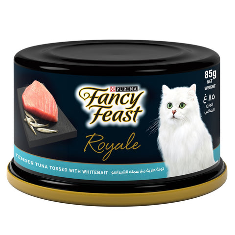 GETIT.QA- Qatar’s Best Online Shopping Website offers PURINA FANCY FEAST ROYALE TENDER TUNA+WHITEBAIT CAT FOOD 85 G
 at the lowest price in Qatar. Free Shipping & COD Available!