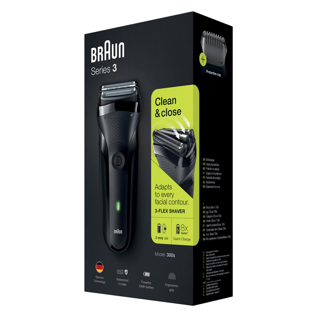 GETIT.QA- Qatar’s Best Online Shopping Website offers BRAUN MEN SHAVER SERIES 3 300S BLACK at the lowest price in Qatar. Free Shipping & COD Available!