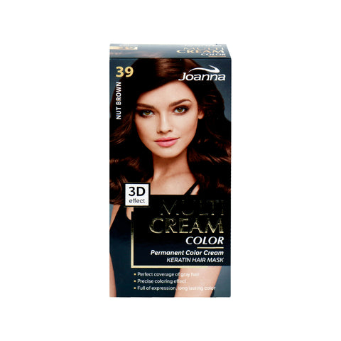 GETIT.QA- Qatar’s Best Online Shopping Website offers JOANNA PERMANENT HAIR COLOR CREAM 39 NUT BROWN 1 PKT at the lowest price in Qatar. Free Shipping & COD Available!