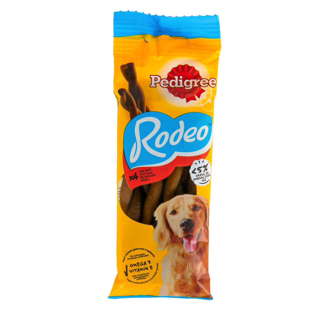 GETIT.QA- Qatar’s Best Online Shopping Website offers PEDIGREE DOG FOOD RODEO WITH BEEF 70 G at the lowest price in Qatar. Free Shipping & COD Available!