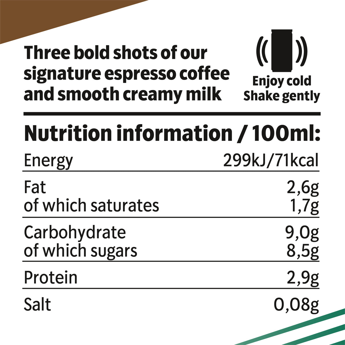 GETIT.QA- Qatar’s Best Online Shopping Website offers STARBUCKS TRIPLESHOT ESPRESSO COFFEE DRINK 300 ML at the lowest price in Qatar. Free Shipping & COD Available!