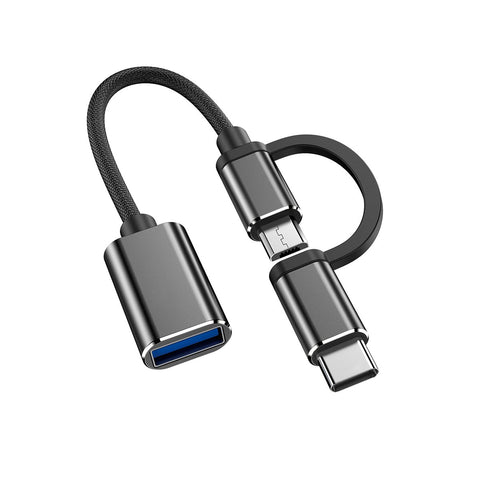 GETIT.QA- Qatar’s Best Online Shopping Website offers TRANDS 2 IN 1 USB 3.0 ADAPTER OTG CABLE CA344 at the lowest price in Qatar. Free Shipping & COD Available!