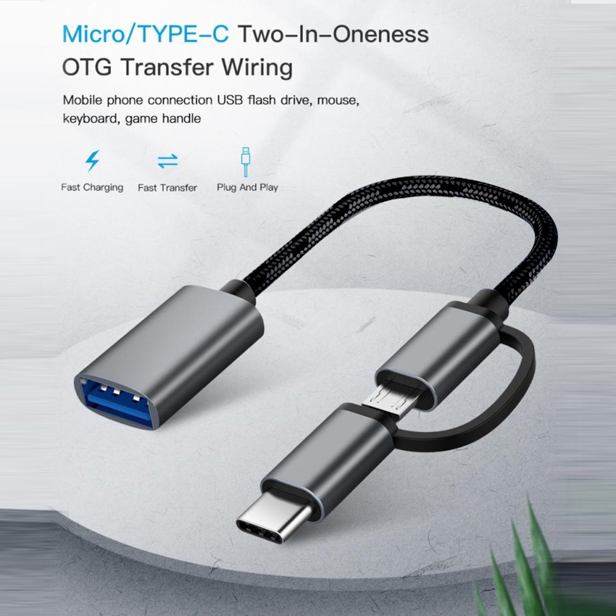 GETIT.QA- Qatar’s Best Online Shopping Website offers TRANDS 2 IN 1 USB 3.0 ADAPTER OTG CABLE CA344 at the lowest price in Qatar. Free Shipping & COD Available!