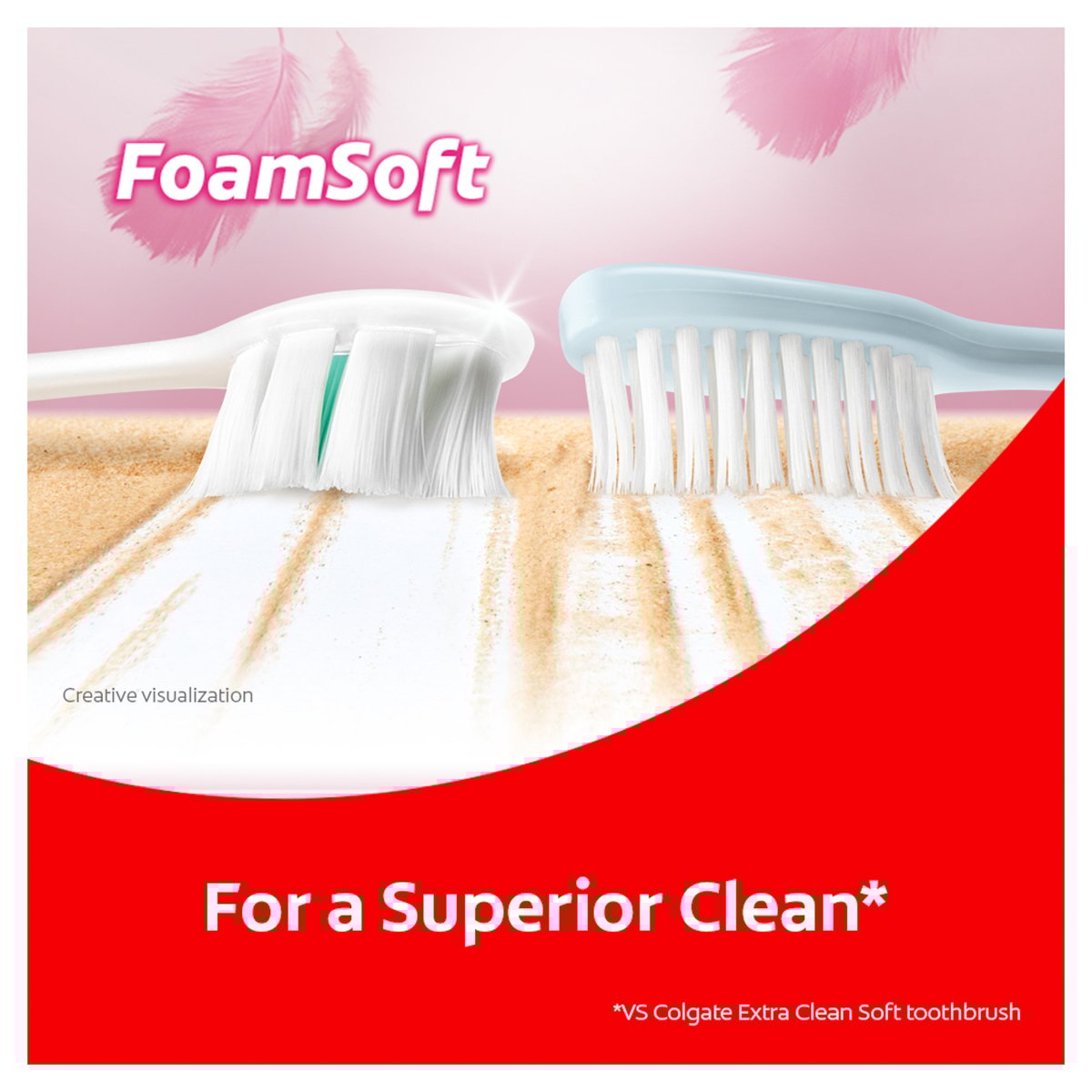 GETIT.QA- Qatar’s Best Online Shopping Website offers COLGATE FOAMSOFT SUPER DENSE THIN SOFT BRISTLE TOOTHBRUSH ASSORTED COLOURS 2 PCS at the lowest price in Qatar. Free Shipping & COD Available!