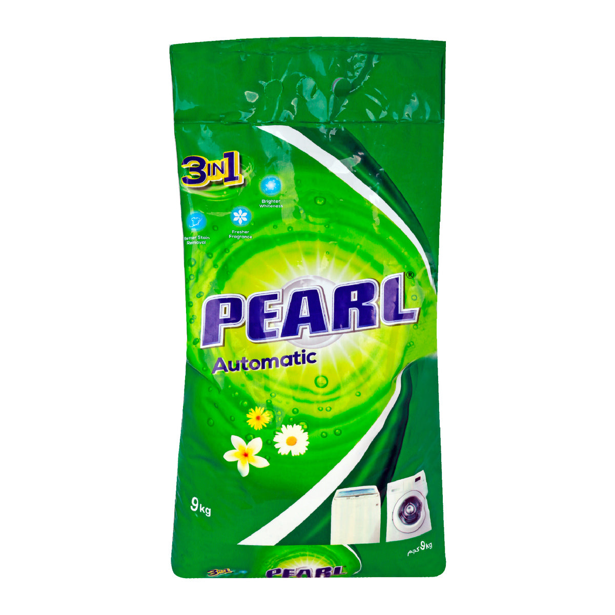 GETIT.QA- Qatar’s Best Online Shopping Website offers PEARL AUTOMATIC WASHING POWDER 3IN1 9 KG
 at the lowest price in Qatar. Free Shipping & COD Available!