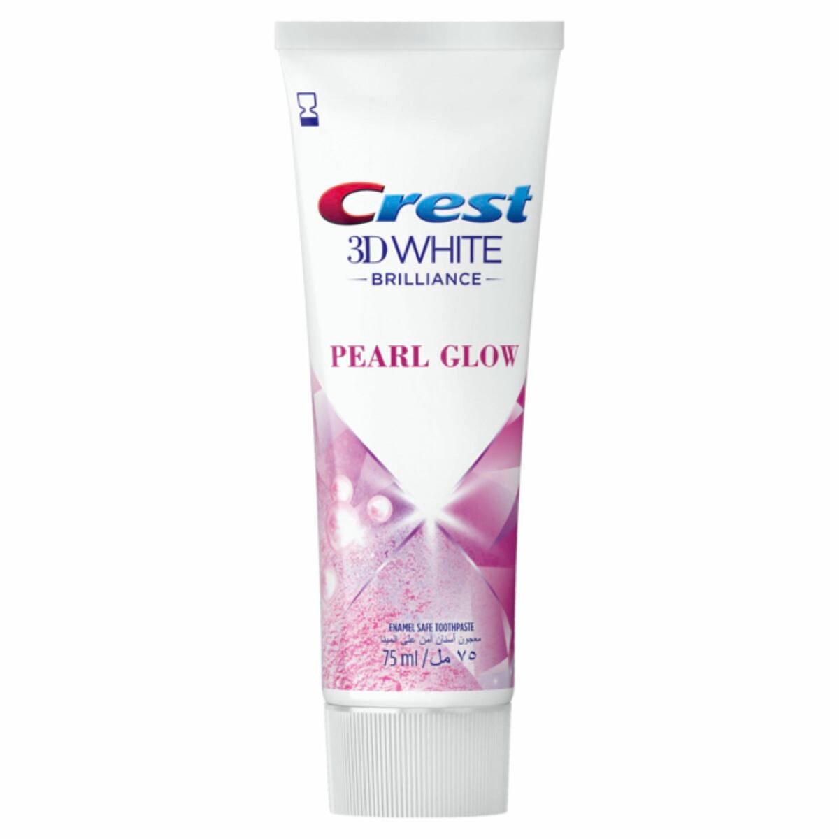 GETIT.QA- Qatar’s Best Online Shopping Website offers CREST TOOTHPASTE 3D WHITE BRILLIANCE PEARL GLOW 75 ML at the lowest price in Qatar. Free Shipping & COD Available!