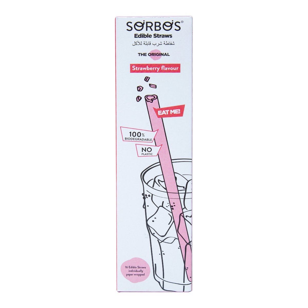 GETIT.QA- Qatar’s Best Online Shopping Website offers SORBOS EDIBL STRAW /STWBRY128G at the lowest price in Qatar. Free Shipping & COD Available!