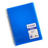 GETIT.QA- Qatar’s Best Online Shopping Website offers MAXI WIRE-O-COLORED POLYPROPYLENE NOTEBOOK, A5 SIZE, 80 SHEETS, MX-EXNB-A5 at the lowest price in Qatar. Free Shipping & COD Available!
