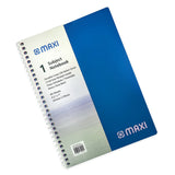 GETIT.QA- Qatar’s Best Online Shopping Website offers MAXI SPIRAL POLYPROPYLENE 1 SUBJECT NOTEBOOK, 9.5 INCH X 7 INCH, 80 SHEETS, ASSORTED COLOURS, MX-9-PPSUB1 at the lowest price in Qatar. Free Shipping & COD Available!