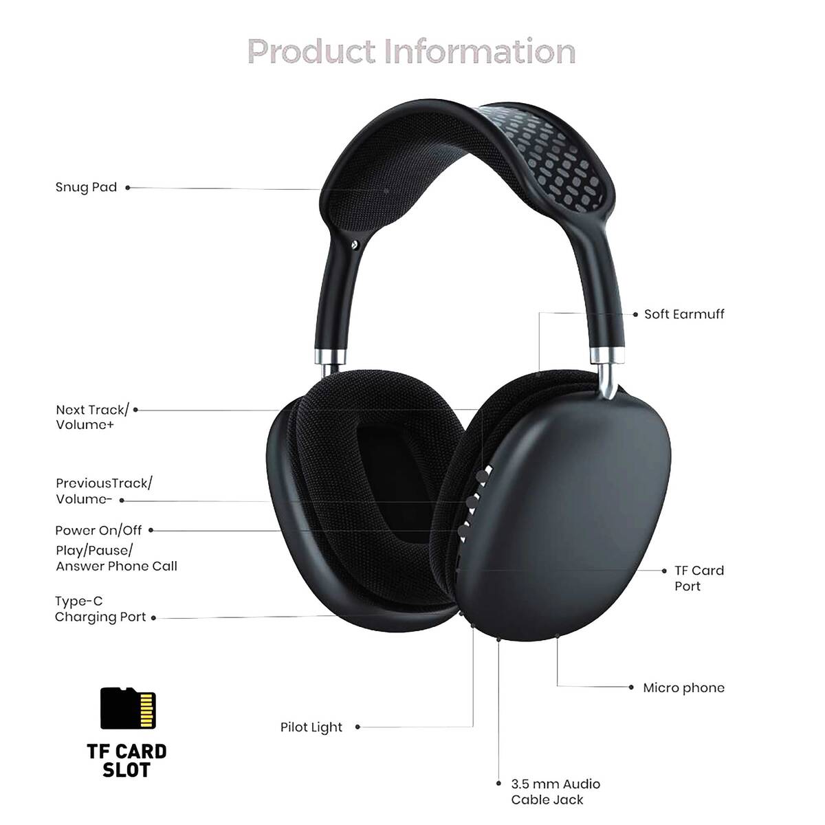 GETIT.QA- Qatar’s Best Online Shopping Website offers IENDS WIRELESS STEREO HEADPHONES BLACK IE-B77 at the lowest price in Qatar. Free Shipping & COD Available!