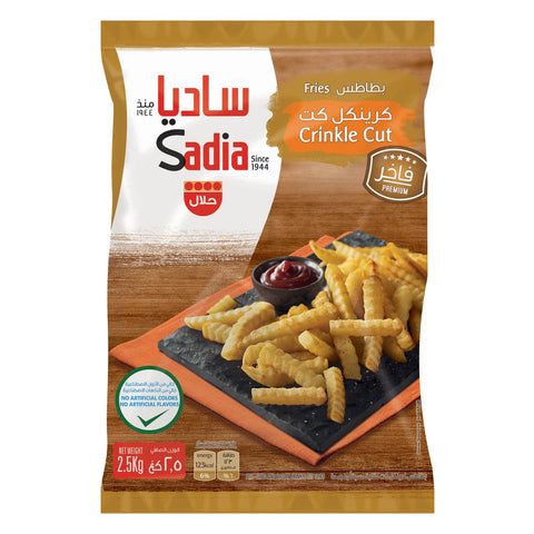 GETIT.QA- Qatar’s Best Online Shopping Website offers SADIA CRINKLE CUT FRIES 2.5 KG at the lowest price in Qatar. Free Shipping & COD Available!