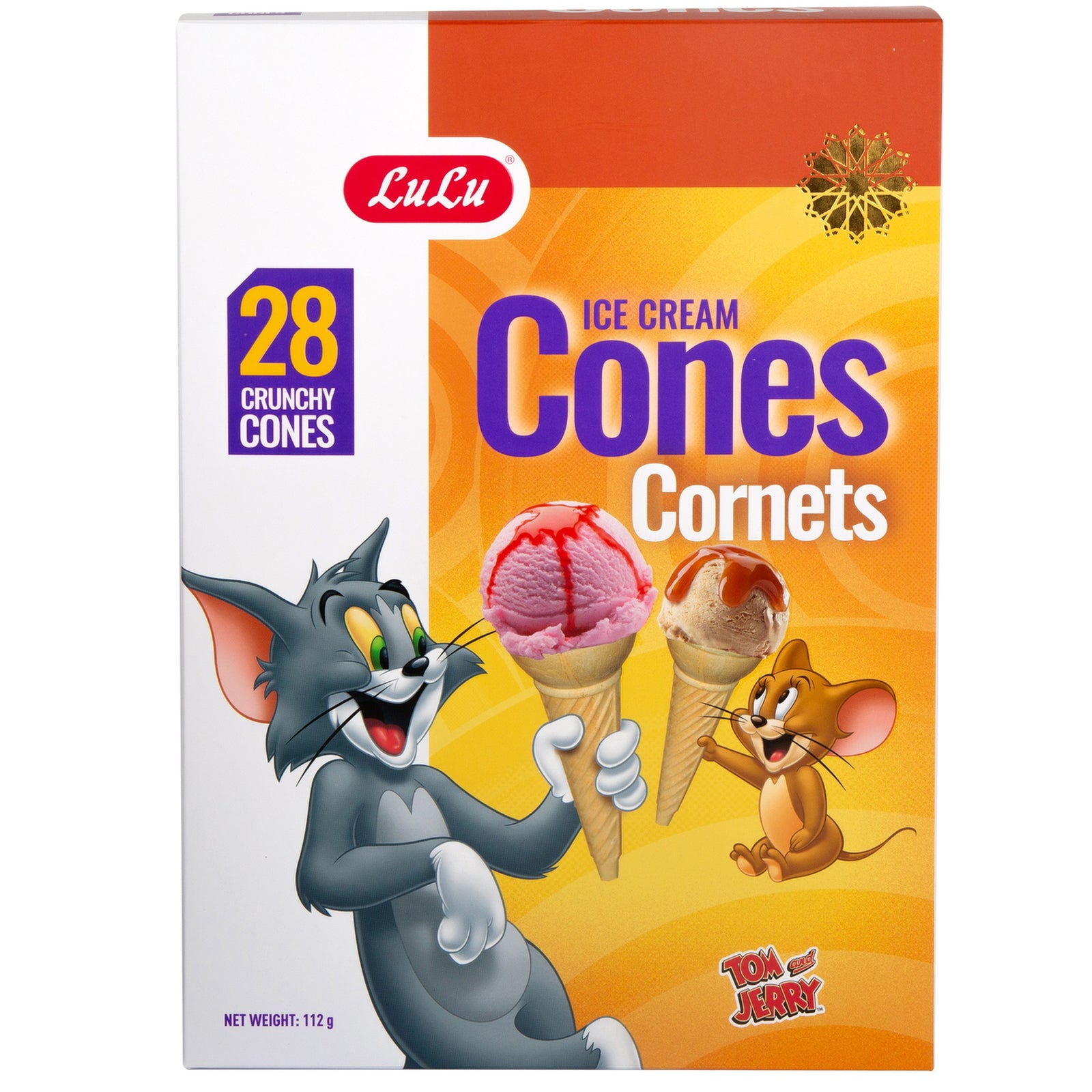 GETIT.QA- Qatar’s Best Online Shopping Website offers LULU ICE CREAM CRUNCHY CUPS CORNETS 28 PCS 112 G at the lowest price in Qatar. Free Shipping & COD Available!