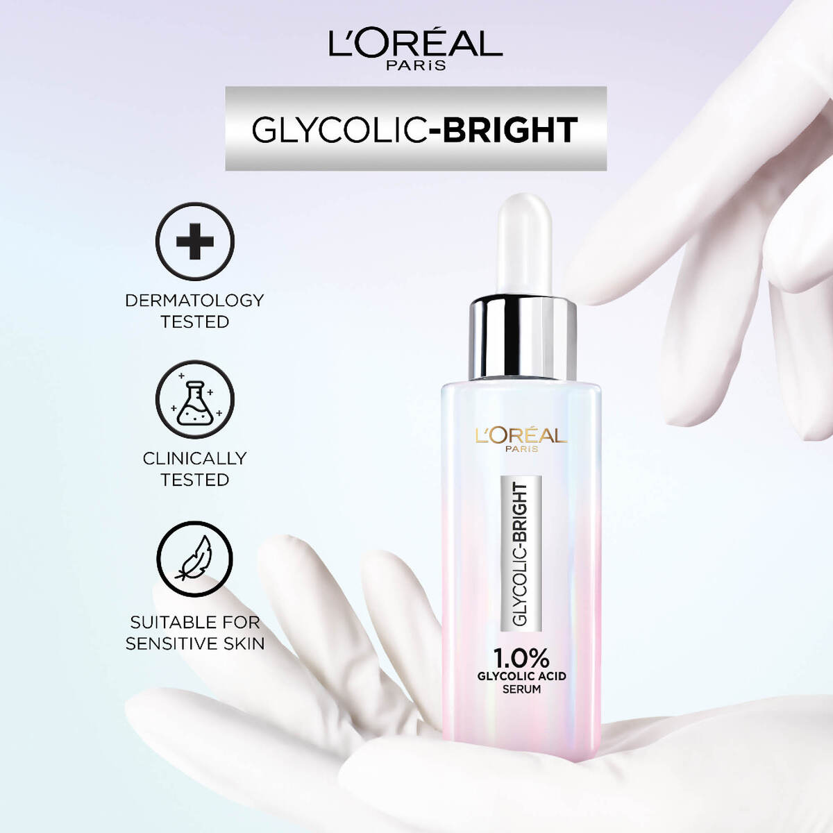 GETIT.QA- Qatar’s Best Online Shopping Website offers L'OREAL PARIS GLYCOLIC BRIGHT GLOW SERUM 30 ML at the lowest price in Qatar. Free Shipping & COD Available!