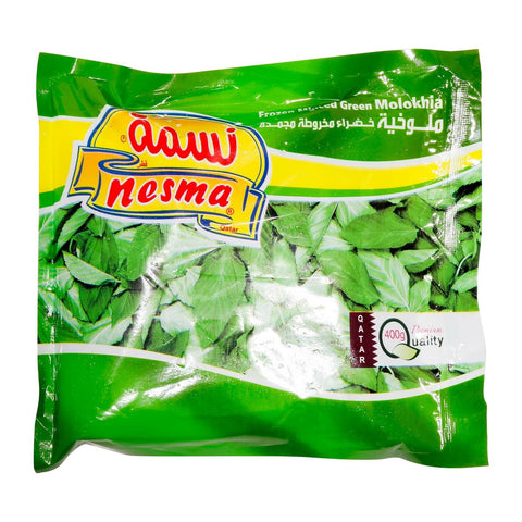 GETIT.QA- Qatar’s Best Online Shopping Website offers NESMA FROZEN MINCED GREEN MOLOKHIA 400 G at the lowest price in Qatar. Free Shipping & COD Available!