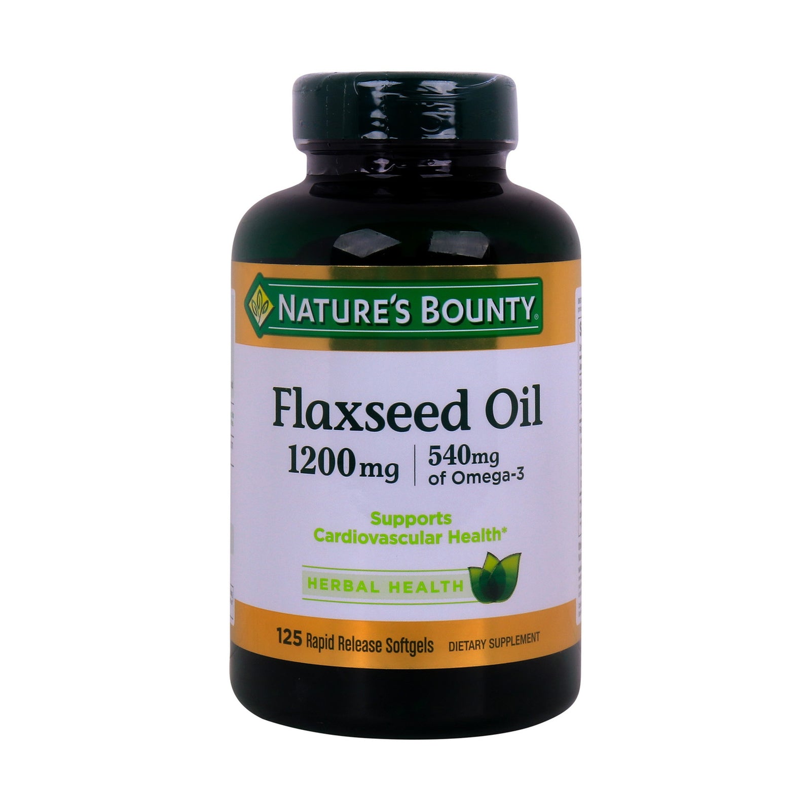 GETIT.QA- Qatar’s Best Online Shopping Website offers NATURE'S BOUNTY FLAXSEED OIL 1200MG 125 PCS at the lowest price in Qatar. Free Shipping & COD Available!