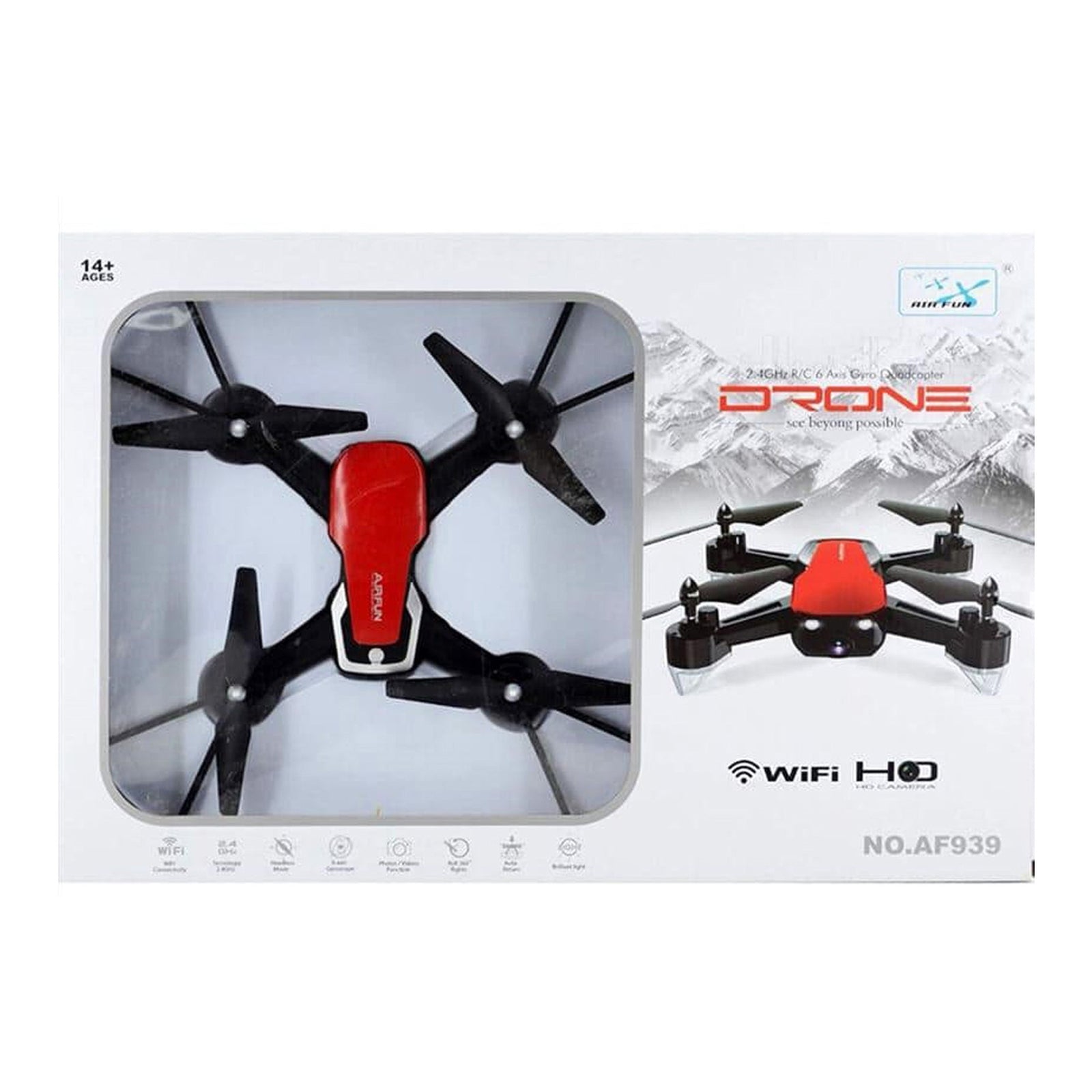 GETIT.QA- Qatar’s Best Online Shopping Website offers SM TOYS REMOTE CONTROL DRONE, 6 AXIS, 2.4 GHZ, ASSORTED, AF939 at the lowest price in Qatar. Free Shipping & COD Available!