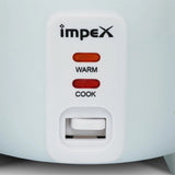 GETIT.QA- Qatar’s Best Online Shopping Website offers IMPEX RICE COOKER, 1.5 L, WHITE, RC 2802 at the lowest price in Qatar. Free Shipping & COD Available!