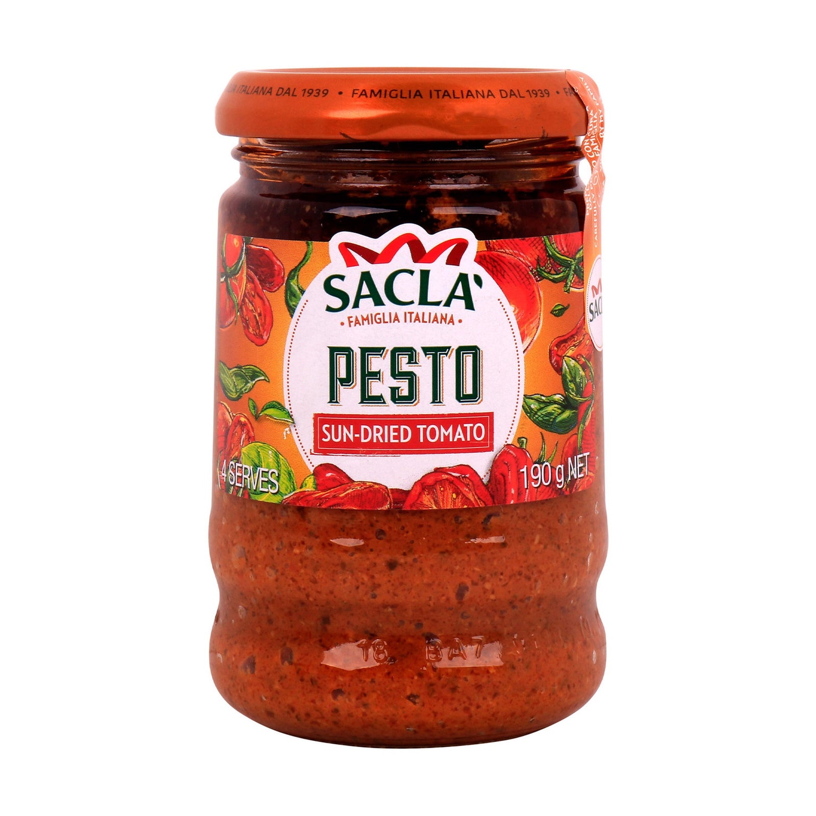 GETIT.QA- Qatar’s Best Online Shopping Website offers SACLA BASIL & TOMATO SAUCE 190 G at the lowest price in Qatar. Free Shipping & COD Available!