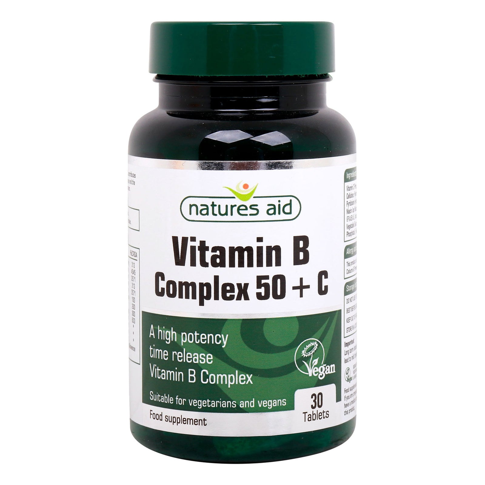 GETIT.QA- Qatar’s Best Online Shopping Website offers NATURES AID VITAMIN B COMPLEX 50+C 30PCS at the lowest price in Qatar. Free Shipping & COD Available!