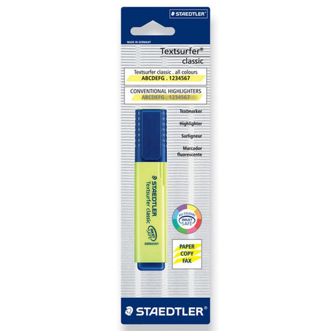 GETIT.QA- Qatar’s Best Online Shopping Website offers STAEDTLER TEXTSURFER CLASSIC HIGHLIGHTER YELLOW at the lowest price in Qatar. Free Shipping & COD Available!